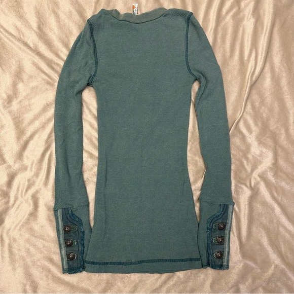 Free People Motor Cuff Thermal Cypress Green - Picture 4 of 7
